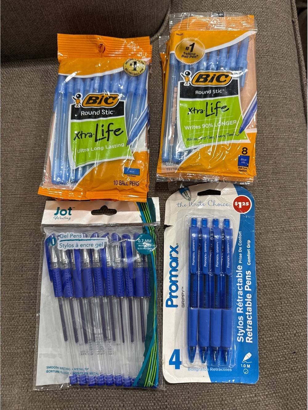9 Pen pack and 1 Pencil Pack